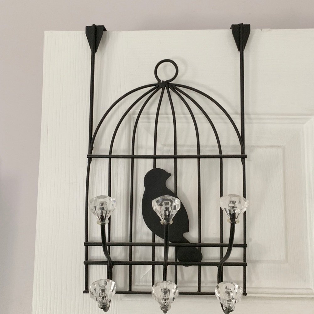 Birdcage jewelry holder